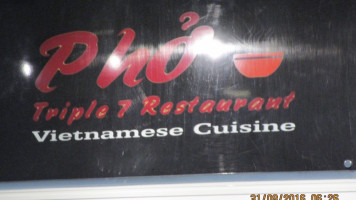 Pho Triple 7 Restaurant food