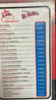 Tacos El Güero Linda Vista menu