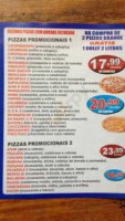 Guayaquil Pizzaria menu