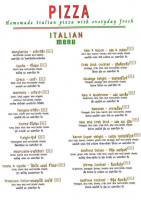 The Bricks Pizzeria&cafe menu