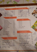 Monga Cafe menu