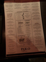 Polo Lounge At The Westbury Manor menu