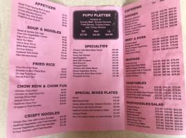 Kona Chinese Deli (hawaii Bbq Deli) menu
