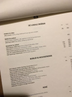 Saxkjøbing menu