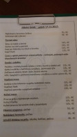 Restaurace U Lucerny menu