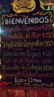 Los Peleones menu