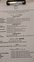 Ball Ball Waffle menu