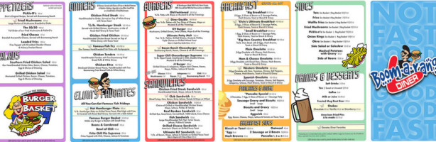 Boomarang Diner Perry menu