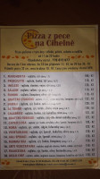 Cihelna Chlum menu