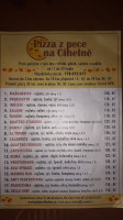 Cihelna Chlum menu