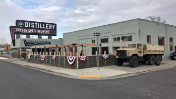 Oregon Grain Growers Brand Distillery outside