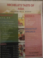 Michelles Taste Of Asia menu