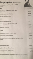 Zum Schwanen menu