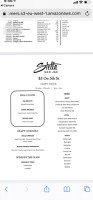 Stella San Jac menu