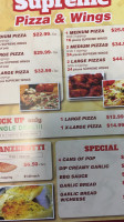 Supreme 2 for 1 Pizza and Wings food