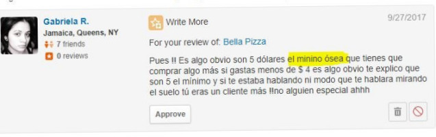 Bella Pizza and Restaurant food