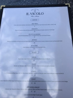 Il Vicolo menu