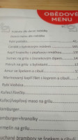 U Kapličky menu