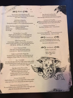 The Raven and Republic menu