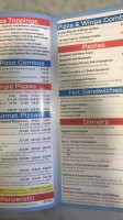 Tops In Pizza menu
