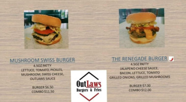 Outlaws Burgers And Fries food