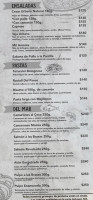 Distrito Urbano Santa Ana Tlx menu