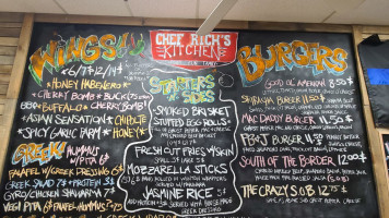 Chef Rich's Kitchen menu