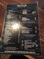 Wally's Pub menu