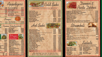 Trax Deli menu