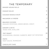 The Restorative menu