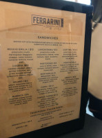Ferrarini Deli menu