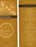 Le Chandelier Candle House menu