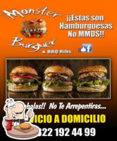 Monster Burguer's food