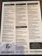 State & Main Kitchen & Bar menu