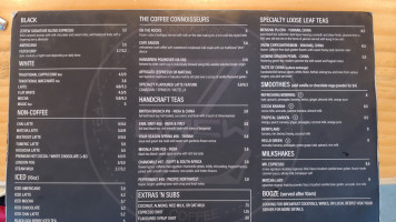 Zcrew Cafe menu