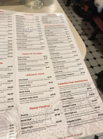 Mars Uptown Diner menu