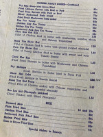 Lingnan Restaurant menu
