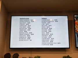 Headquarters, Byward Market menu