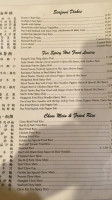Golden Inn Seafood Restaurant menu