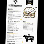 Le Barking Cow Diner menu