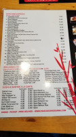 Osaka Sushi menu
