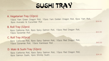 Ta-ke Sushi Kitchen menu
