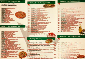 Pizzeria Etna menu