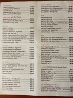 Channing Restaurant menu
