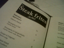 Steak Frites St-paul inside