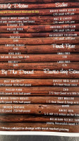 Rustic Hog Barbecue menu