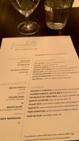 Frenchette menu