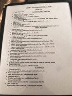 Lahori Tikka menu