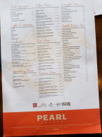 Pearl Tavern menu