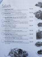 Pa Lian Burmese menu